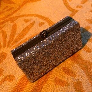 Sparkly J Crew party clutch
